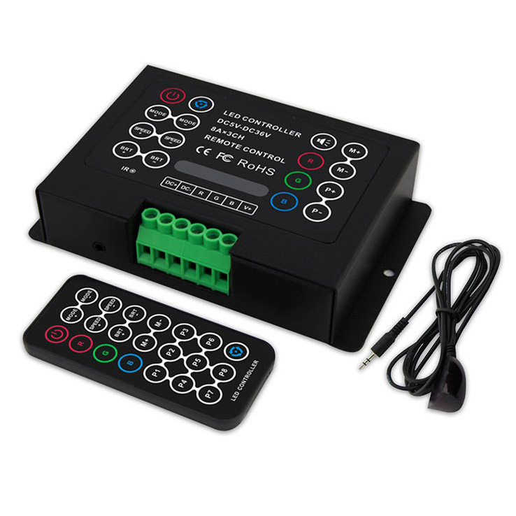 DC5V-DC36V Constant Voltage RGB Controller - replaced by BC-380-6A DC5V-DC36V Constant Voltage RGB Controller - replaced by BC-380-6A